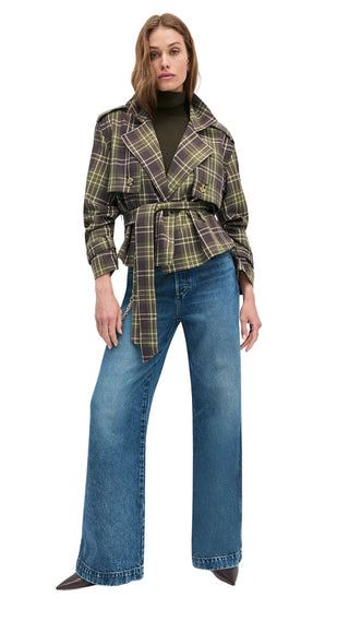 The Cropped Charles Trench - Countryside Plaid