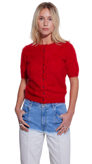 Brushed Chamonix Tee Cardi, Spicy