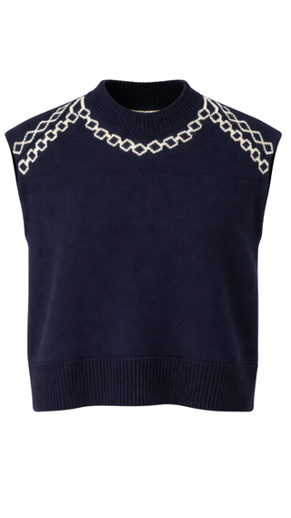 Chris Top, Navy Embroid