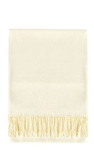 Sofia Cashmere Pashmina - Ivory