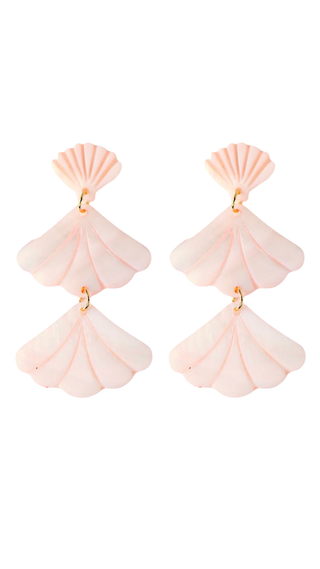 Mermaid Shell Statement Drop Earrings