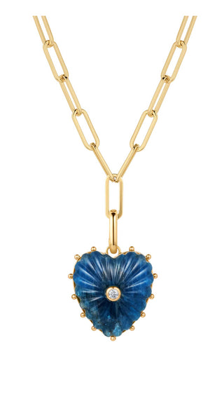 Malene Apatite Paperclip Necklace