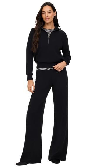 Airessentials Wide Leg Pant, Very Black