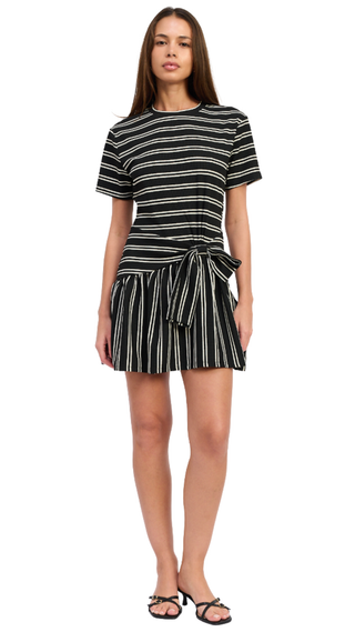 Black Ivory Cara T-Shirt Mini Dress Brandsen Saison, Black Ivory