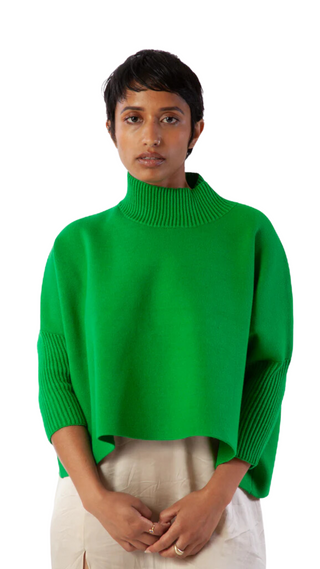 Aja Sweater - Mighty Green