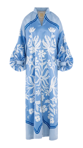 Fiona Dress - Dutch Tile