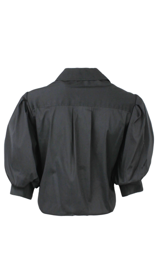 Bomba Shirt Solid Silky Poplin, Black