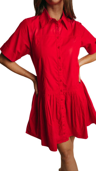 Hannah Dress - Red