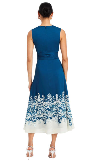 Nolita Wrap Dress - Midnight Chantilly