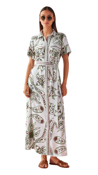 Amira Shirt Dress - Diya Powder