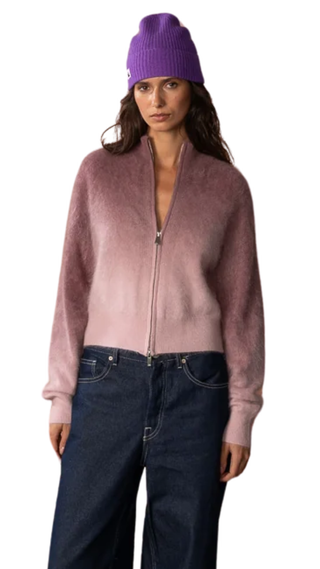 Brushed Dip Toto Jacket - Merlot Mist