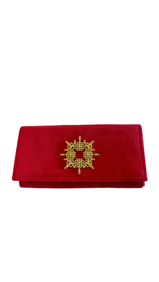 Red Velvet Crossbody with North Star