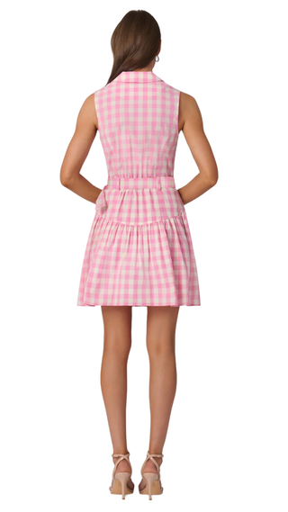 Natalia Dress, Peony/Optic