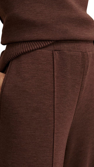 The Wide Leg Pant 28 - Coffee Bean Marl