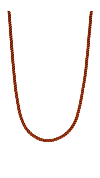 Coco Sienna Silk Cord Necklace