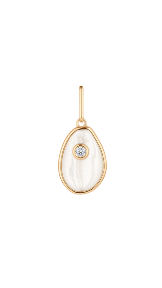 Cowrie Mother of Pearl Charm