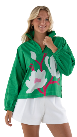 Long Sleeve Poppy - Dutch Garden