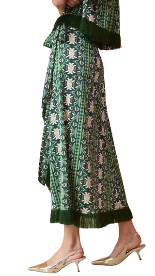 Cooper Wrap Skirt - Garland Green